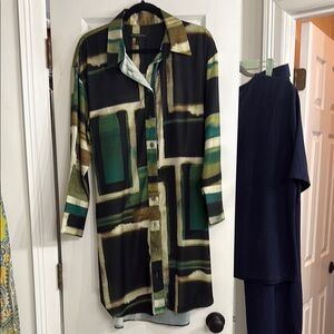 Banana Republic Multicolor Abstract Dress